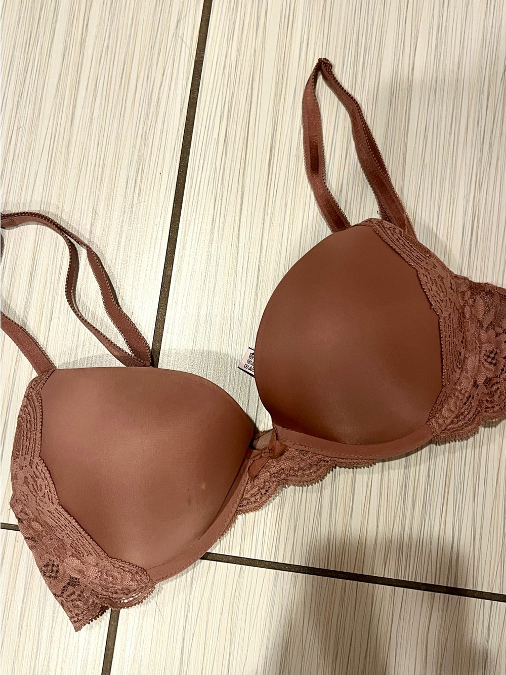 Lace-Trim Bra